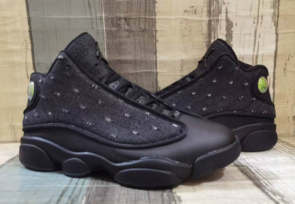 Air Jordan 13 Black Speckled High-Top Sneakers