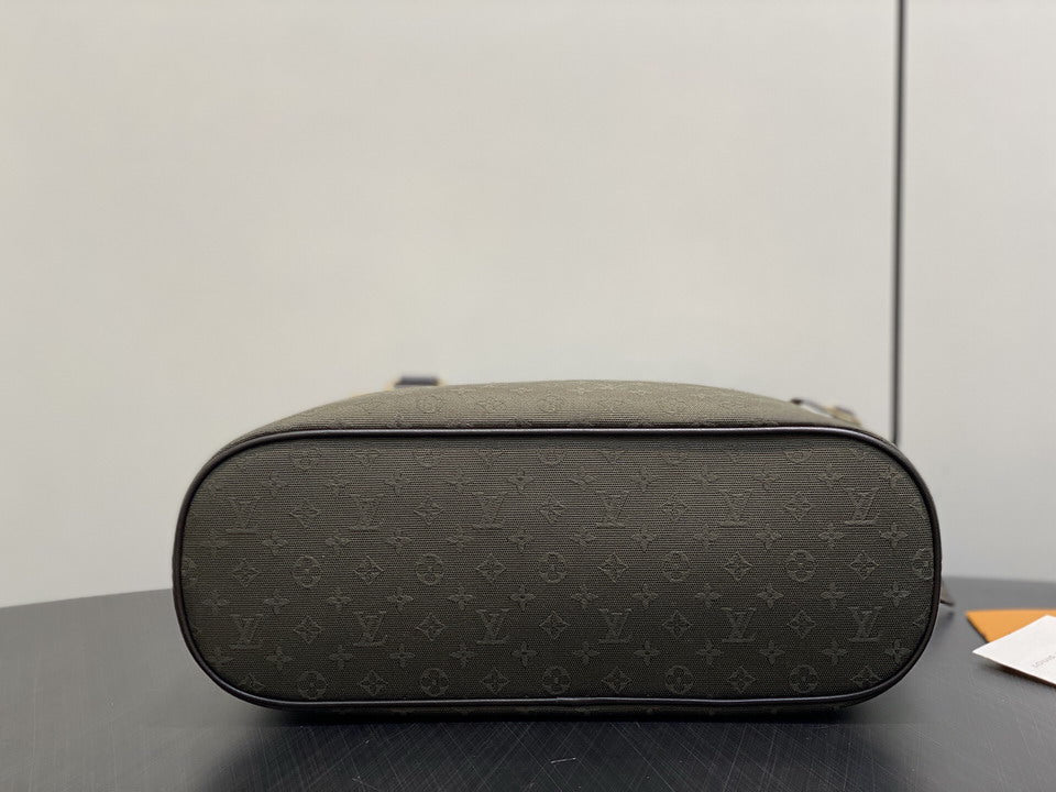 Louis Vuitton Dark Olive Monogram Tote Bag