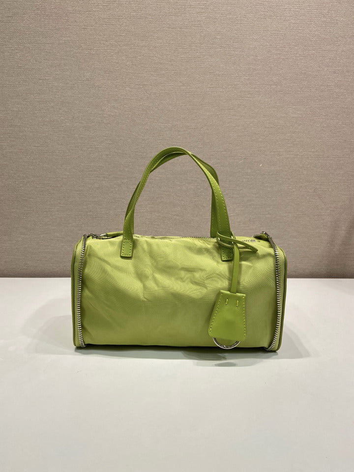 Prada Re-Edition Nylon Barrel Bag – Lime Green