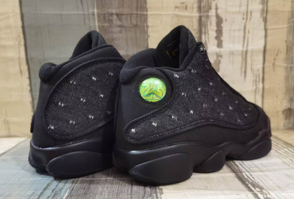 Air Jordan 13 Black Speckled High-Top Sneakers