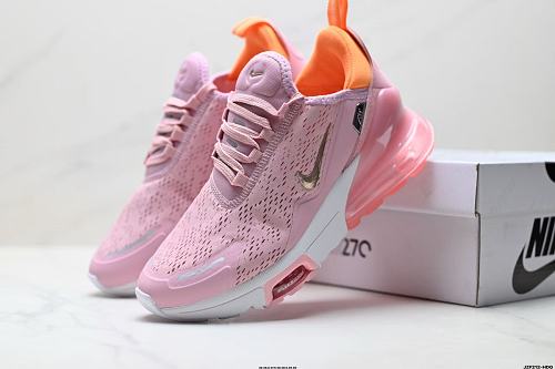 Nike Air Max 270 Sneakers – Pink & White